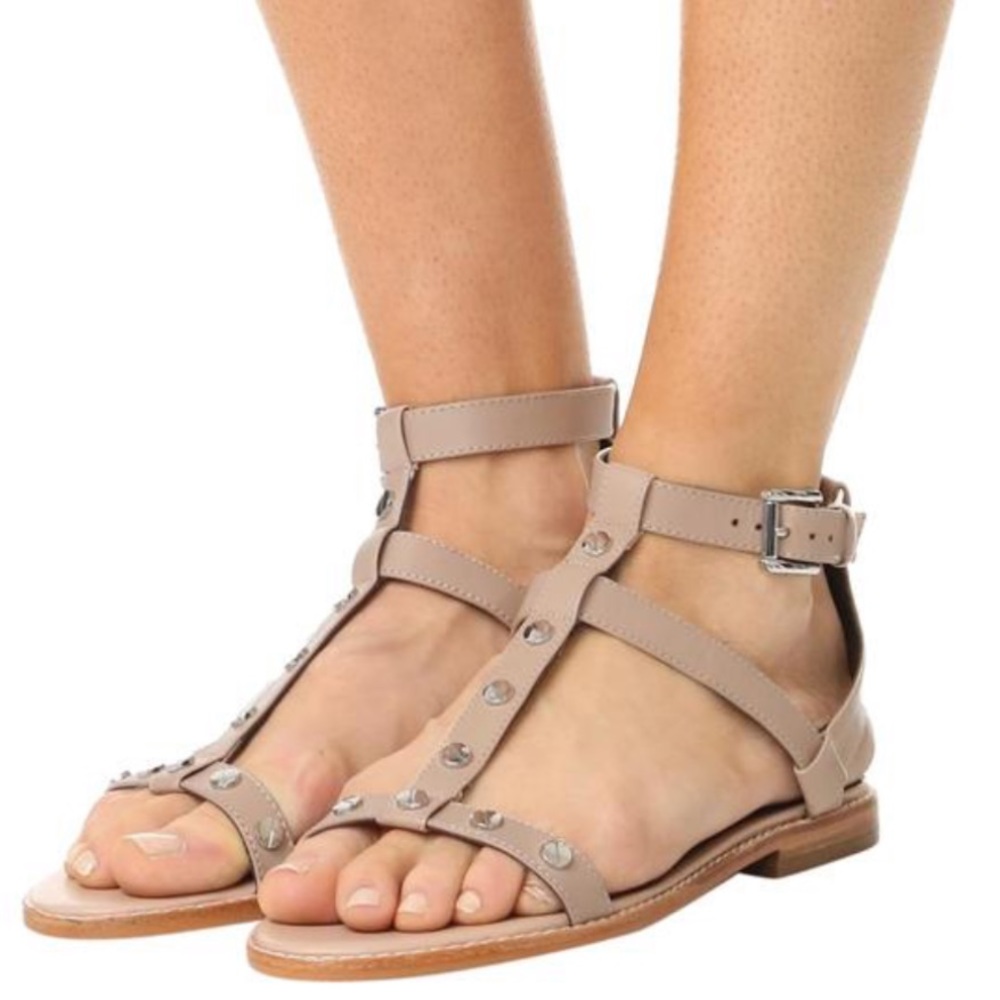 Rebecca Minkoff “Sandy” tan sandal, size 10.